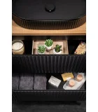 Cabinet with sink NOVA 2S, black, 80 cm order